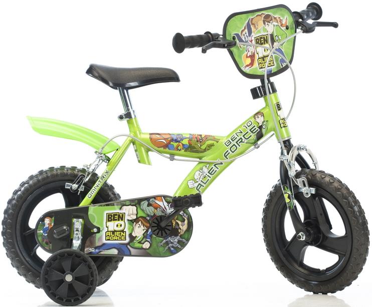 Двухколесный велосипед Dino Bikes Ben 10 12" (light green-black)